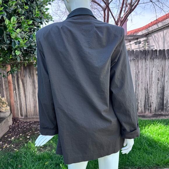 Vtg 80's Lady Van Heusen Black Long Blazer U.S.A Women's Size 11/12 - Picture 5 of 10